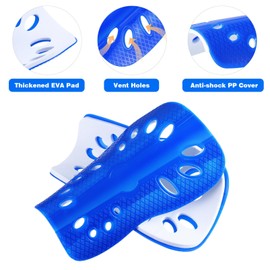 COHEALI Soccer Shin Guards for Kids, 2 Pairs Football Shin Pads Protector Calf Protective Gear for Kids, Teenagers, Boys, Girls