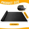 U0U 47.2" x17.3" Workbench Mat,Black PU Leather Work Bench Mat
