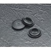 3/8" 0.375 inch Flush Mount Black Plastic Body and Sheet