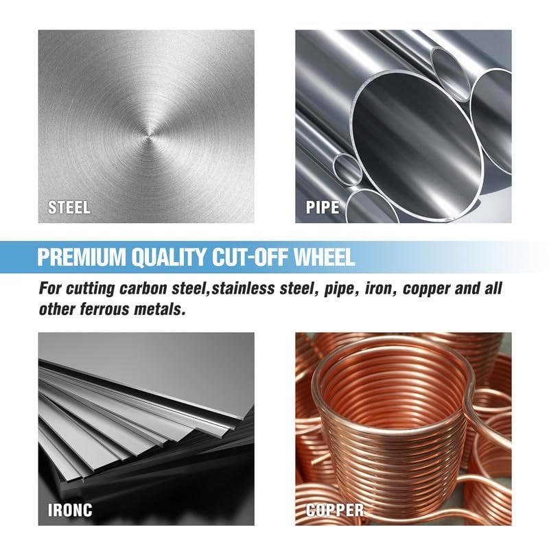Selead 10 PCS Cutting Discs 125mm Metal and Stainless Grinder