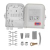 8 Core Fiber Distribution Box ABS Wall Mounted Fiber Optic