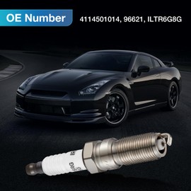 BDFHYK Iridium Spark Plugs 4114501014 Compatible with 2009-2010 Suzuki Grand Vitara 3.2L V6 2015-2023 F-150 3.5L V6 Replacement for 96621 ILTR6G8G Set of 6