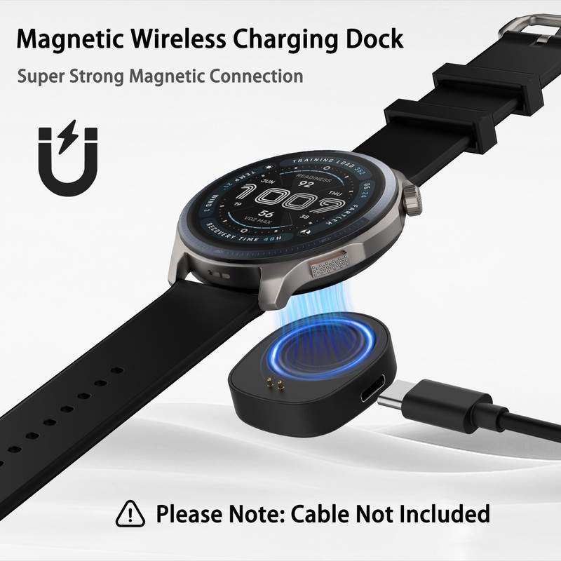 Magnetic USB C Charger for T-Rex3/3 Pro/Active Max/Active 3 Premium/T-Rex