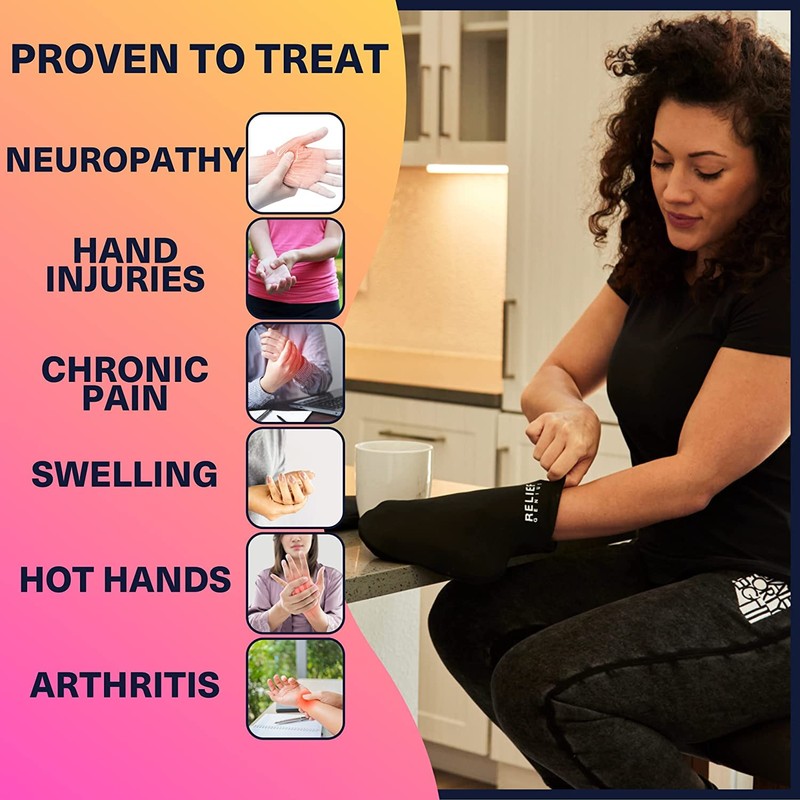 Relief Genius Cold Therapy Socks & Hand Ice Pack Cold