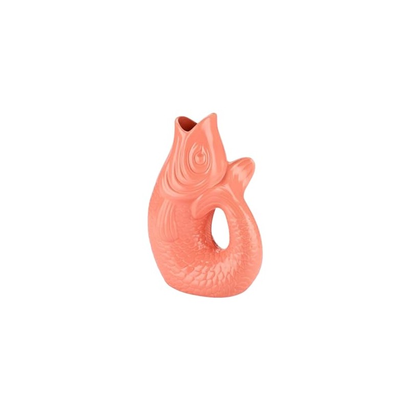 Monsieur Carafon Fish Vase/Jug/Jug/Sculpture Fish, Size S, Capacity 1.2 Litres,