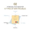YUAKUOD e] Gold Hydrogel Mask Pack 5ea/Caja