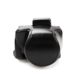 Canon EOS M50, kinokoo Travel and Storage Case for Canon EOS M50 and 15-45mm Lens,PU Leather Cover Bag Protector Case,black