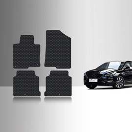 TOUGHPRO Floor Mats Accessories Set (Front Row + 2nd Row) Compatible with Hyundai Sonata All Weather Heavy Duty (Made in USA) Black Rubber 2015 2016 2017 2018 2019