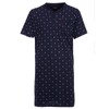 Henry Terre Men's Short-Sleeved Nightdress with Diamond Chest Pocket Button