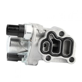 Fydun Válvula Solenoide VTEC 15810RAAA03 Solenoide VTEC de Montaje de Válvula de Bobina con Interruptor de Presión de Aceite y Junta para Accord CRV Element