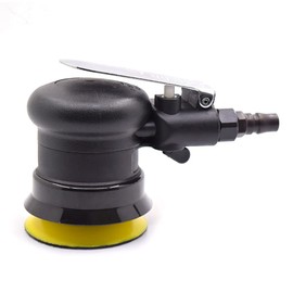 Jieotwice Mini Air Palm Random Orbital Sander Polisher, 3 Inch Circle Round Pad 75 mm Pneumatic Tools WL-20314 (12000 RPM)