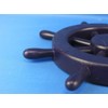 Hampton Nautical Dark Blue Ship Wheel, 12"