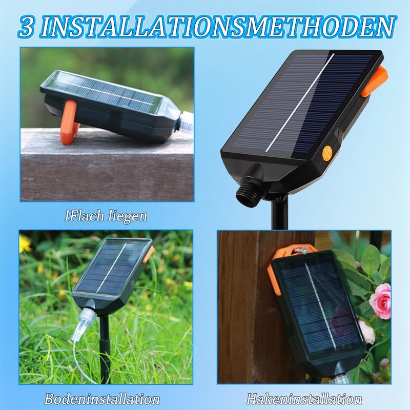 Joycabin Solar Panel for Fairy Lights Control Box 13 Lighting