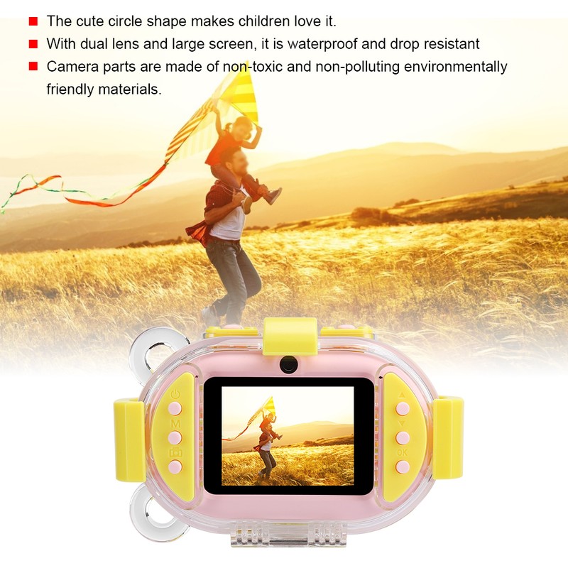 701 Kids Camera Waterproof Video Digital Children Sports Cute Mini