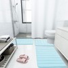 Buganda Memory Foam 3 Pieces Bathroom Rugs Set - Thick
