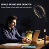 Ring Light for Computer Video Conferencing Recording/Zoom Meeting-10'' Desk Ring