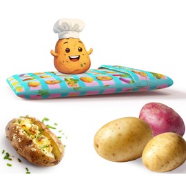 Reusable Baked Potato Microwave Bag – Quick-Cook Potato Express Microwave Bag Microwave Potato Cooker, Perfect for Fast, Delicious Potatoes, Potato Bags For Microwave