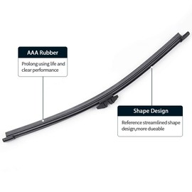 Rear Wiper Blade - Fits 2013-2023 Ford Escape, 2011-2023 Explorer, 2015-2019 Lincoln MKC Back Windshield Wiper Blade, MIKKUPPA Replacement OEM BB5Z17526C