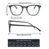 MODFANS Women Reading Glasses Men Matte Readers,Lightweight Glossy Frame Flexible