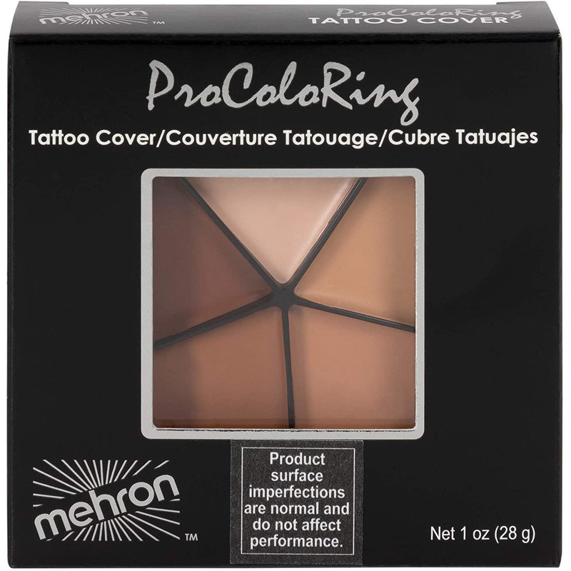 Mehron Makeup Tattoo Cover ProColoRing | 5 Color Wheel Pro