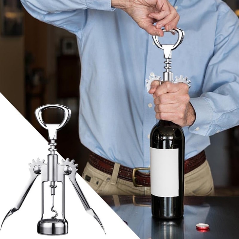 Wine Opener Wing Stainless Steel Corkscrew Wing Wine Opener Wine