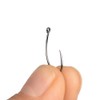MUUNN 100Pcs Fly Tying Hooks,Curved Nymph Caddis Fly Hook for