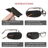 Astropic 12Pcs Eye Patches for Adults Kids Glasses (Medium, Black)