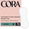 Cora Organic Bladder Liners & Non-Applicator Tampons, 108Ct, Bundle Pack