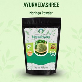 AYURVEDASHREE Moringa Leaf Powder 100 Gm I Moringa Olifera Powder I Lab Tested for Purity I Non GMO I Vegan
