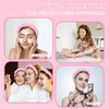 Wecoe Spa Headband and Wristband Set Skincare Headband Makeup Headband