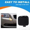 CZShiYue Car Front Bumper Tow Hook Cover Cap Towing Eye