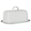 IB Laursen 0411-11 Butter Box Enamel White 13.2 x 10