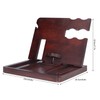 Desktop Storage Bracket Multifunctional Wooden Mobile Phone Base Watch Glasses