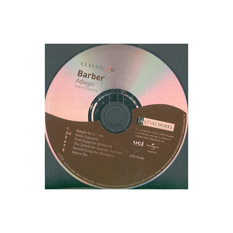 Barber: Adagio, Violin Concerto