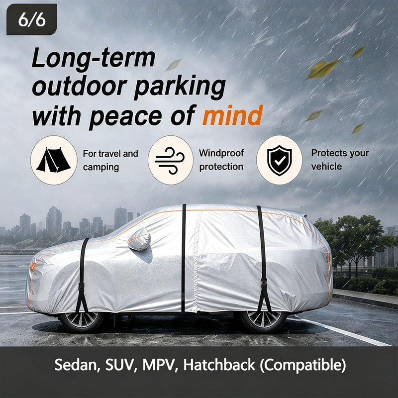 Car Cover Straps Wind Protector, Heavy Duty Tie Down, For