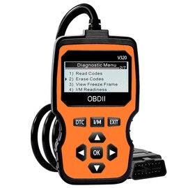 V320 Automotive OBD2 Scanner - Obd2 Scanner Diagnostic Tool, Engine Fault Code Reader for Mechanics & DIYers. Works with All OBD II Protocol Cars & Truck Since 1996 (Orange)