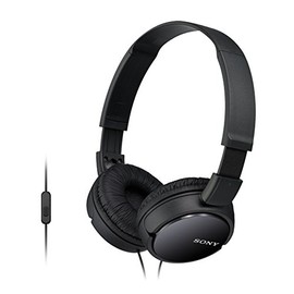 Sony MDR-ZX110AP Overhead Headphones with In-Line Control - Black