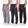Real Essentials 3 Pack: Boys' Mesh Open Bottom Active Sweatpants