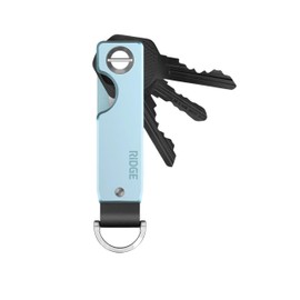 The Ridge Key Organizer - Compact Metallic Key Holder | Minimalist Innovative Keyholder for Women (Sea Glass)