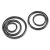 Swpeet 50 Pcs Gun Black Assorted Multi-Purpose Metal O Rings