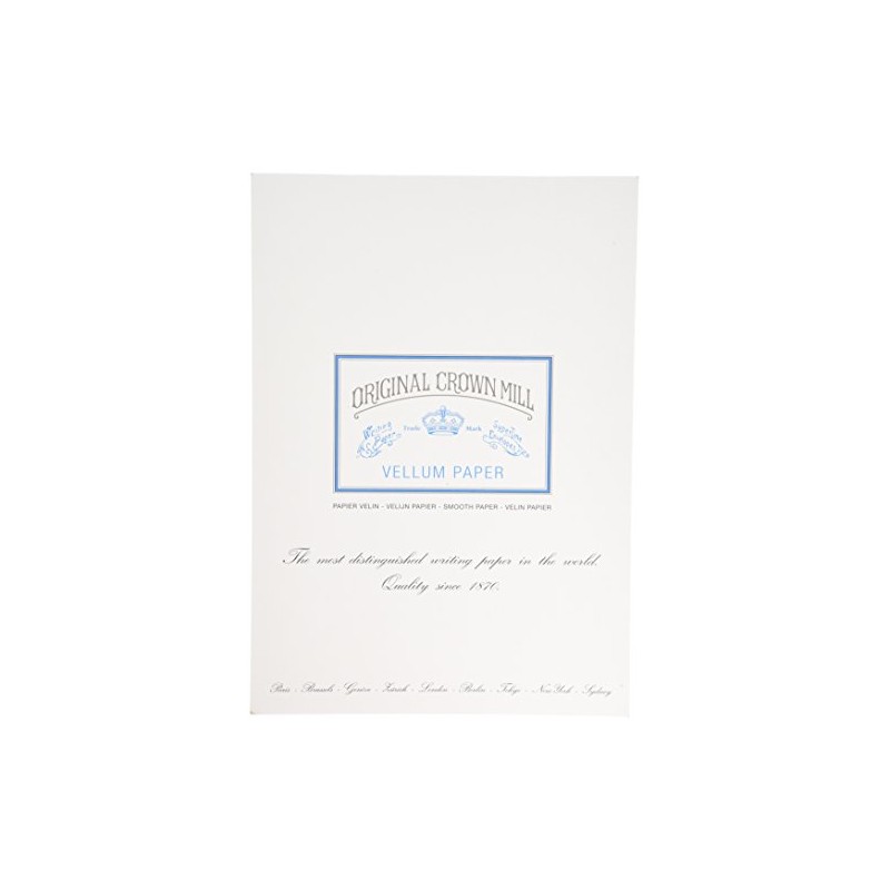 Original Crown Mill Classic Line A4 Vellum Smooth Writing Pad