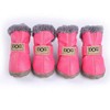 PIHAPPY Colorful Warm Winter Little Pet Dog Boots Skidproof Soft
