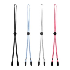 Arbootjin 4pcs Hat Straps for Wind Hat Strap Adjustable Hats Clips for Wind Hats String Cord with Spring Loaded for Outdoor Activities Fishing Hiking Boating Climbing Golfing