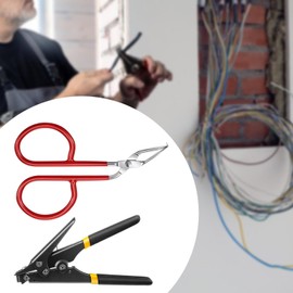 MagiDeal 2X Cable Tie Opener Zip Tie Cutter Compact Efficient Nylon Cable Ties Accessories Professional Heavy Duty Cable Tie Tools Set