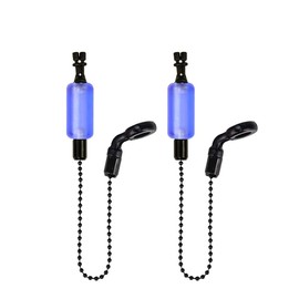 Hirisi Tackle Carp Swinger with Bite Alarm, Removable Sleeve, 6 Colours, Individually Packed, Length Adjustment (FBA-Blue-2)
