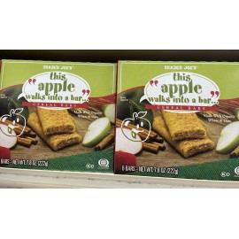 Trader Joe's 2 Packs Trader Joe's This Apple Walks Into A Bar Cereal Bars 6 Bars 7.8 oz Each