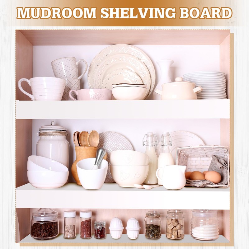 Hoolerry 5 Pcs Wire Shelf Covers Foamed PVC Wire Rack