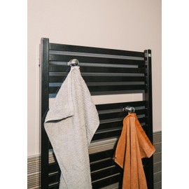Anapont towel rail towel button-towel hook for radiators Terma - Colour : chrome 2 's SET CELL PHONE GRIP fit to all simply radiators mount-new