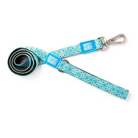 Max & Molly Classic Dog Leash, Comfort Grip Handle, Durable & Strong Neoprene Fabric, Brushed Silver Hardware, Secure Easy Attach Snap Hook, Upper D-Ring for Accessories, Machine Washable