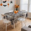 PIGETALE Black Lace Halloween Tablecloth Rectangular Overlay 54 x 72